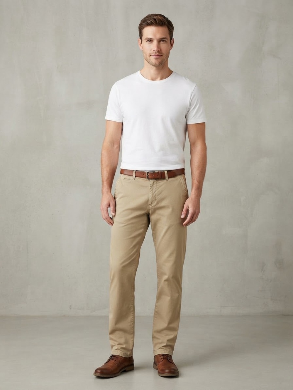 Men's Tommy Hilfiger Khaki Chino Pants - Tan
